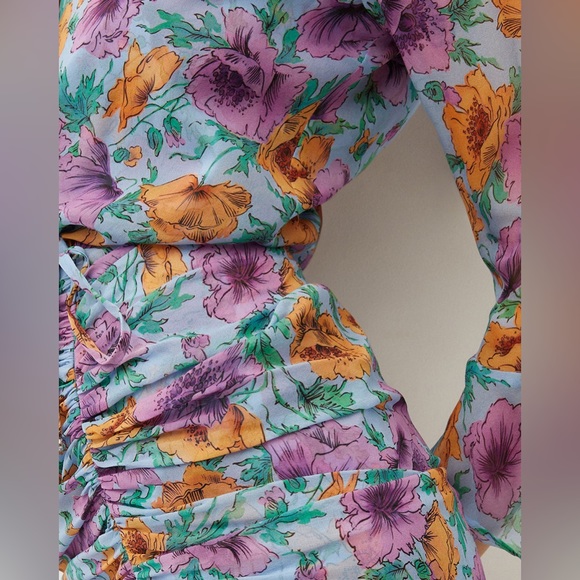 NWT Veronica Beard Sean Floral Print Dress - Picture 3 of 8